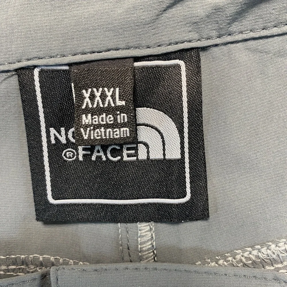 The North Face Mens XXXL Grey Convertible Hiking Cargo Pants Zip Off Trousers